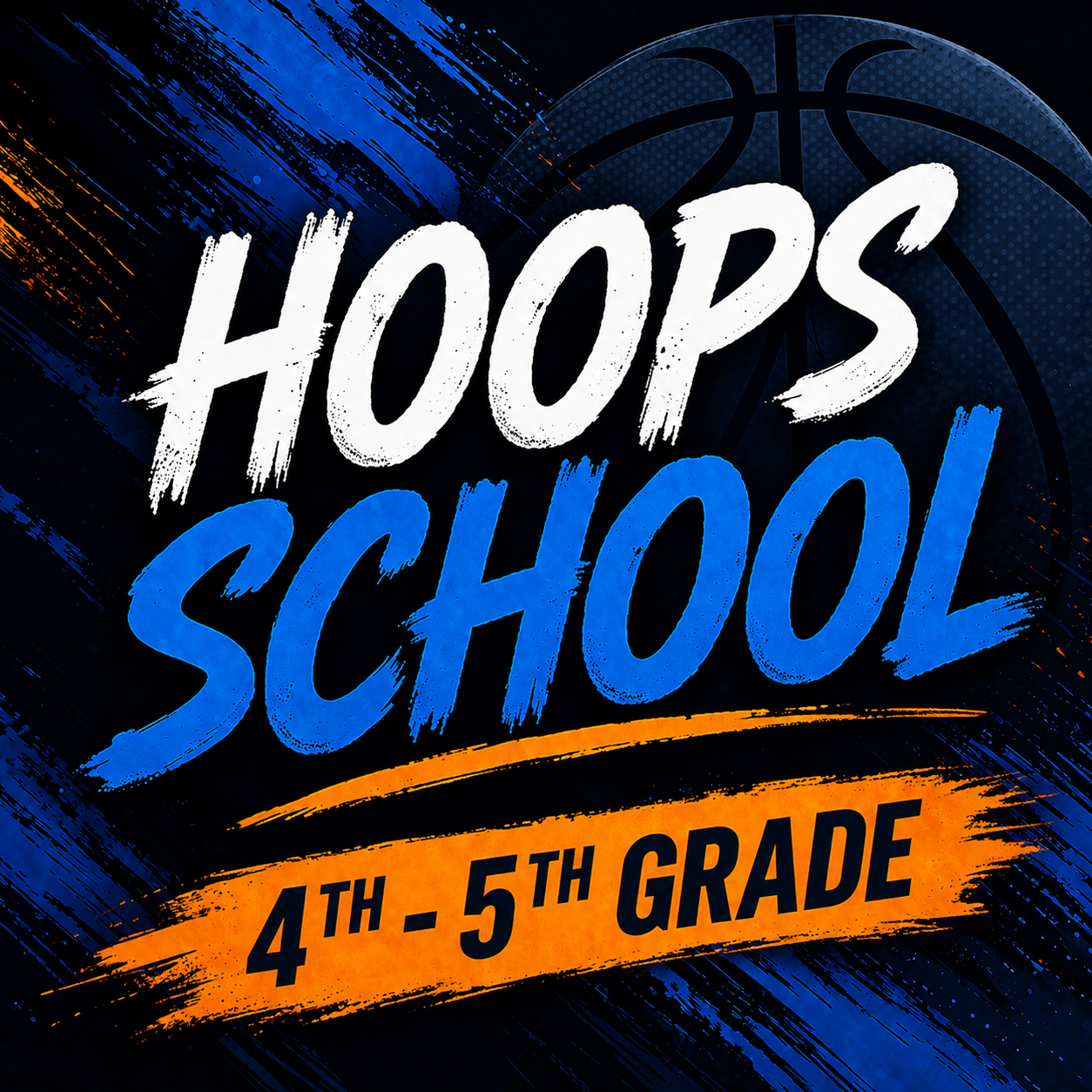 Hoops School Graphic without player